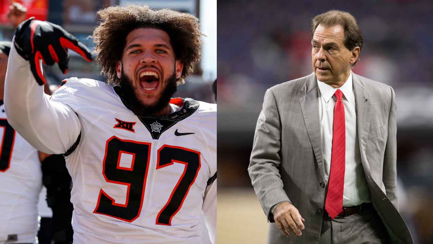 Nick Saban Now Down With 'Horns Down' Ahead Of AlabamaTexas Game