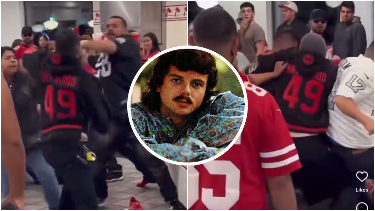 'San Francisco' Plays As 49ers/Raiders Fans Brawl - outkick