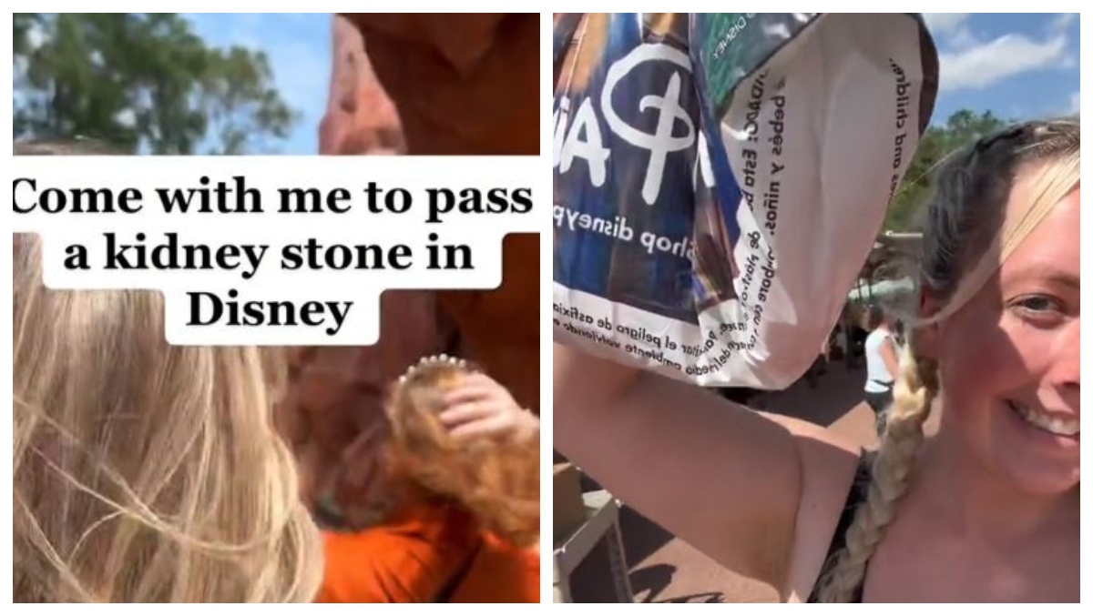 Woman Puts Riding A Disney Roller Coaster To Pass A Kidney Stone To The