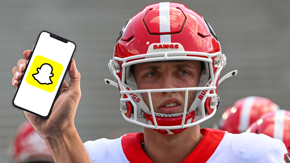 UGA QB Carson Beck Exposed For Sending Cringeworthy Rizz Snapchat | OutKick