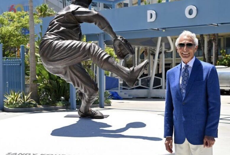 Dodgers Unveil Statue Of Sandy Koufax 56 Years After His Retirement