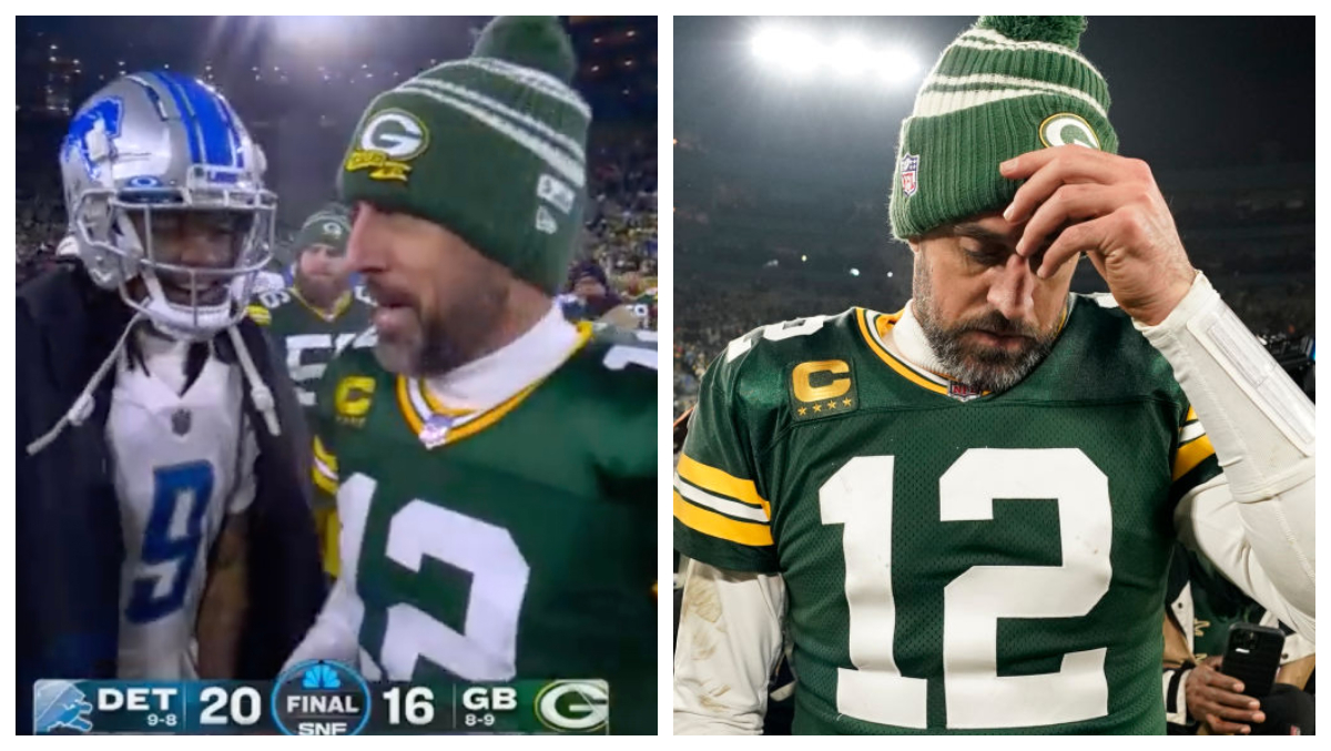 Aaron Rodgers Denies Jersey Swap, Fuels Retirement Rumors - Outkick ...