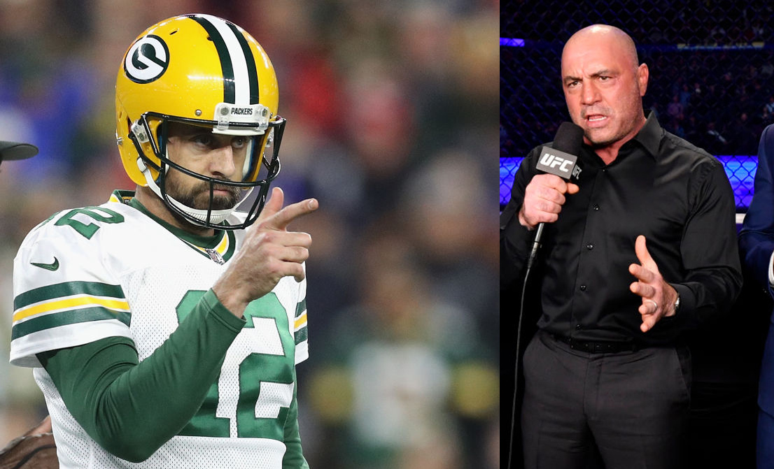 Aaron Rodgers Consults With Joe Rogan On COVID Treatment, Causes Blue