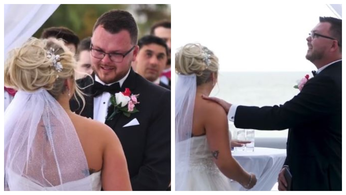 Pooping in Wedding Dress