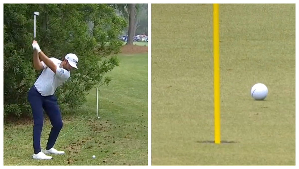 Cameron Young Makes Insane Birdie At RBC Heritage After Poor Tee
