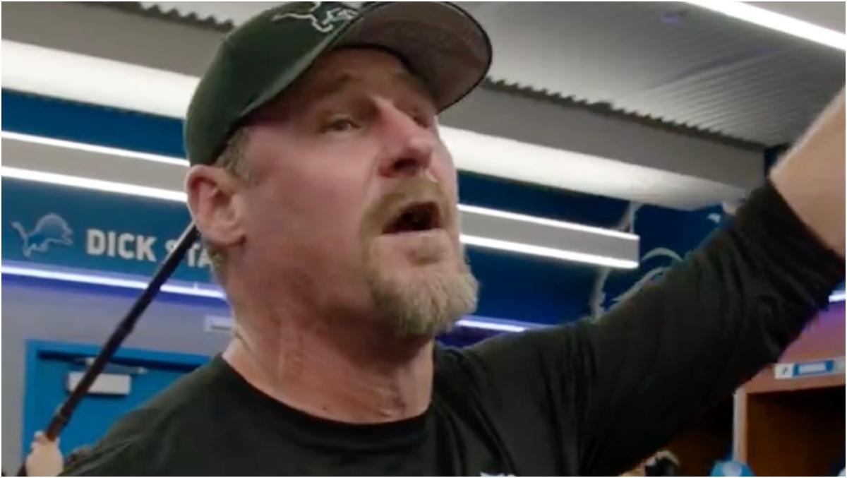 Dan Campbell Unleashes Epic Locker Room Speech After Playoff Win ...