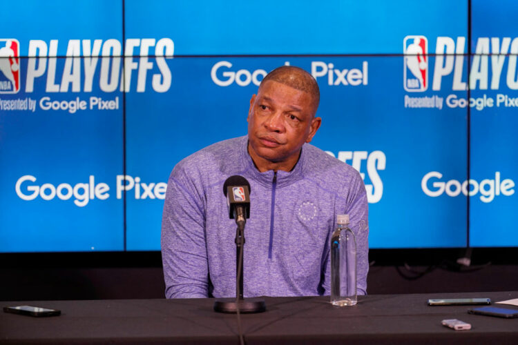 Doc Rivers Defends Playing Joel Embiid In Garbage Time Before Injury ...