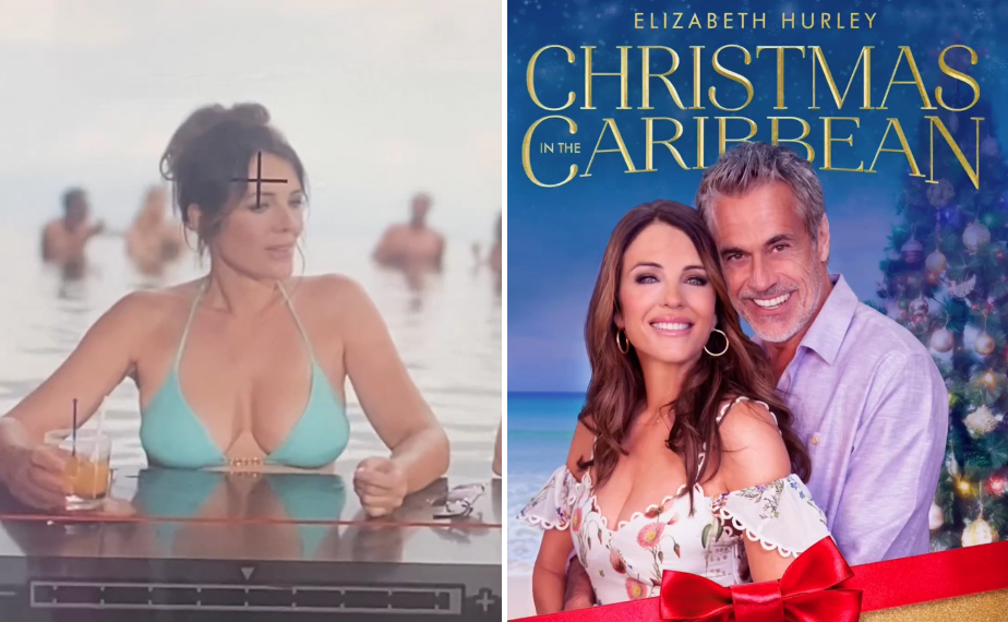 Elizabeth Hurley S New Christmas Movie Looks Like A Must Watch OutKick   Elizabeth Hurley Christmas Movie 1 