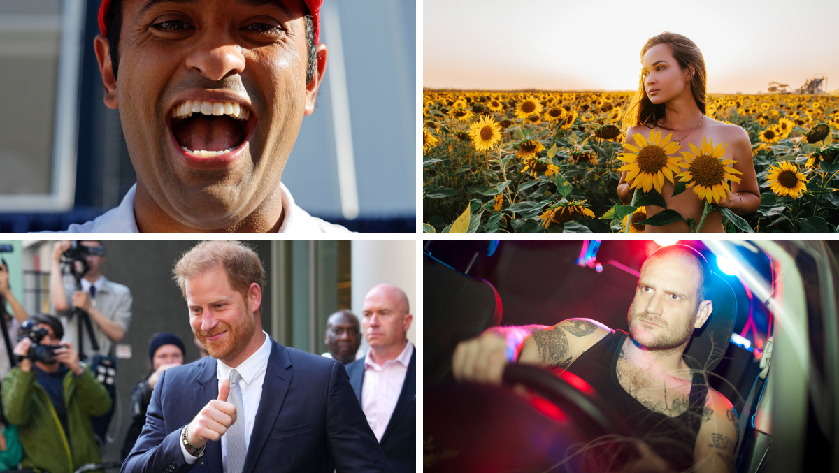 Vivek Ramaswamy Gets Physical, Karma Finds Prince Harry, House Fires,  Police Car Chases And Nudes In Sunflower Fields | OutKick