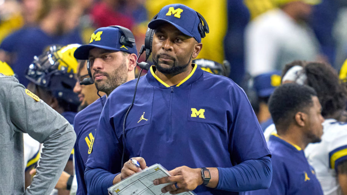 Michigan OC Sherrone Moore Set To Coach Against Penn State With J