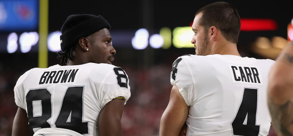 Antonio Brown Randomly Fat Shames Derek Carr Jokes About K Be