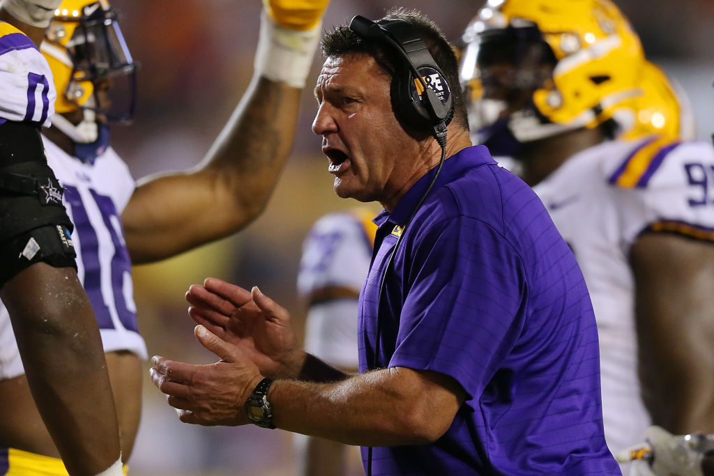 LSU Fired Ed Orgeron 'For Wins And Losses And Where This Program
