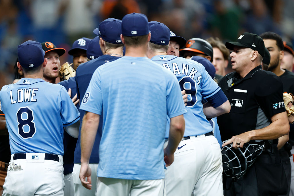 Benches Clear in Baltimore OriolesTampa Bay Rays Game OutKick