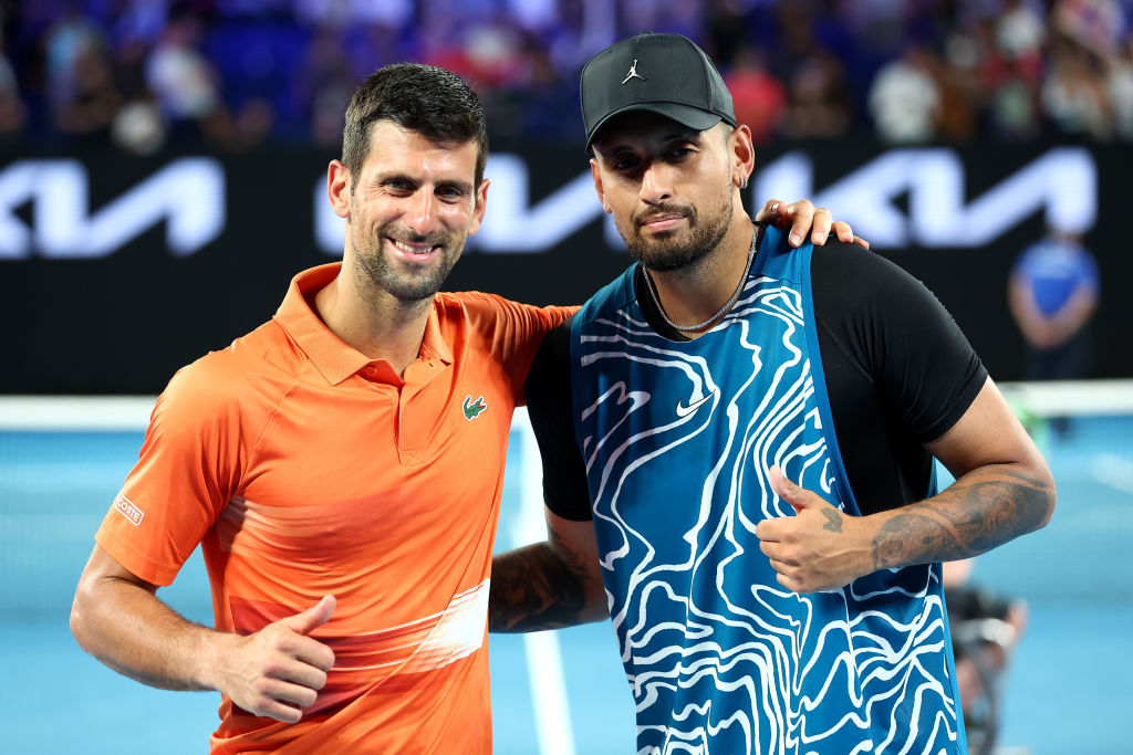 Nick Kyrgios Responds To Novak Djokovic Saying He'd Coach The Aussie