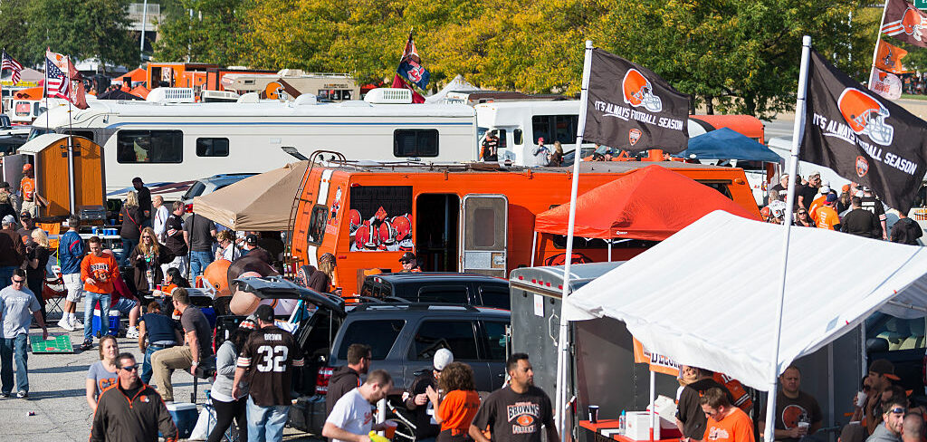 Browns Tailgate Massage Table