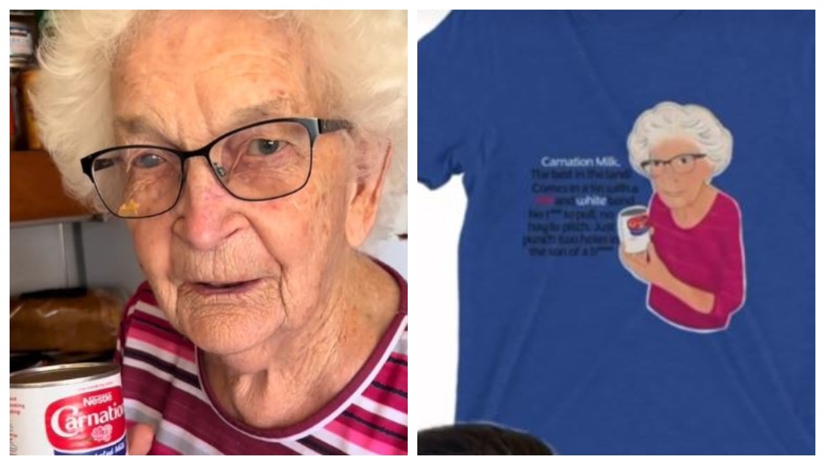 Grandma Helen Goes Viral For Obscenity Filled Carnation Milk Jingle