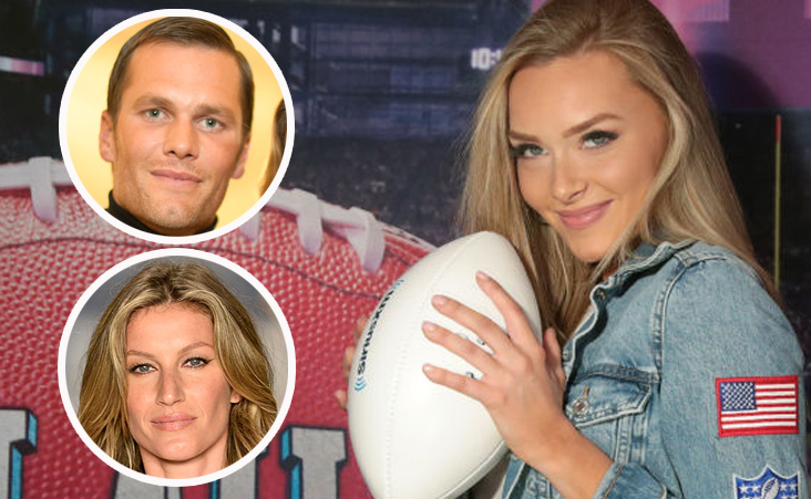 Who is Tom Brady's new model girlfriend?! #tombrady #nfl #celebrity #g