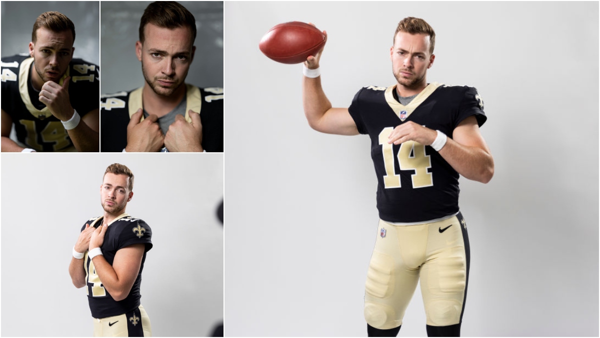 Saints Rookie QB Jake Haener Drops Unique Photo Session Pics | OutKick