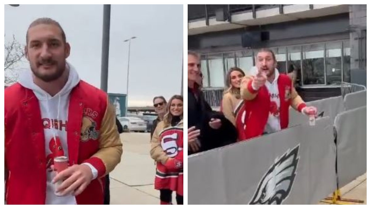 Joey Bosa Exchanges Insults With Eagles Fans On The Street Before NFC Championship Game OutKick