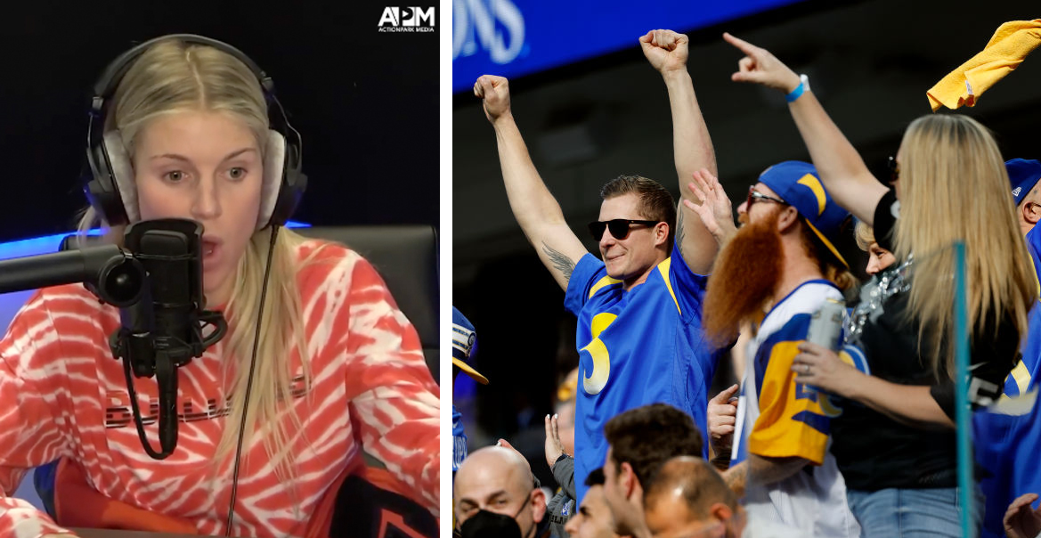 Help! Matthew Stafford's Wife Pleads With Rams Fans Ahead Of Playoff