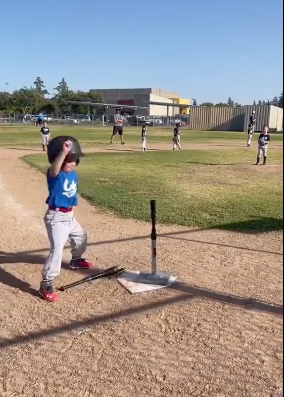 Little Leaguer Dances Into Batter's Box As Big Pun Plays Over Speakers