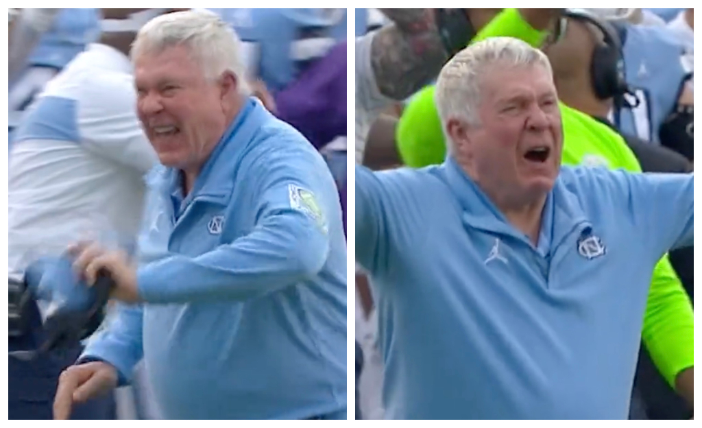 Mack Brown Flips Out At The Refs During Loss To Notre Dame - outkick |  OutKick