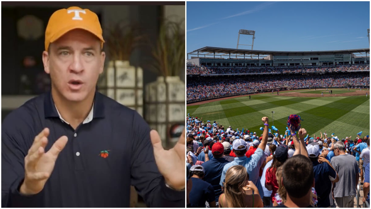 Omaha: Peyton Manning Films Tennessee Baseball Promo | OutKick
