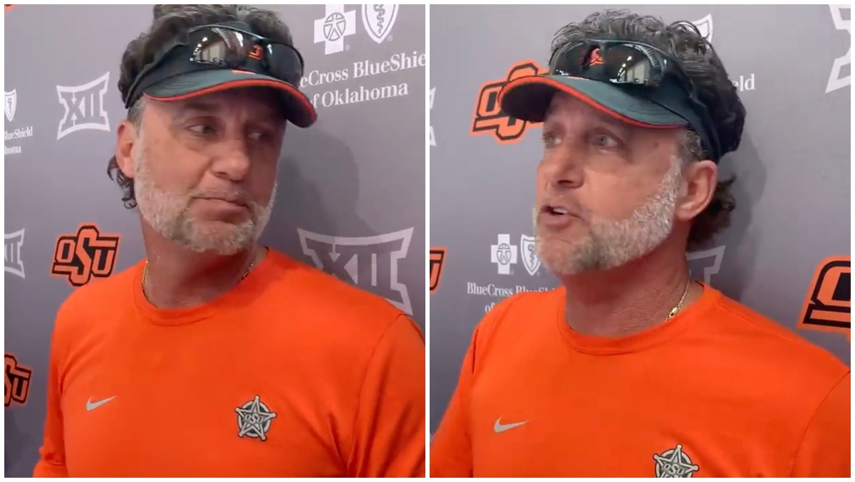 Mike Gundy Now Rocks A Beard To Match His Hair Flow outkick