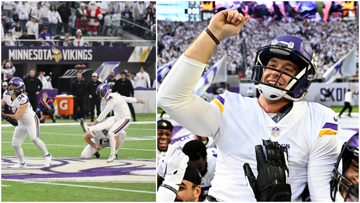 Vikings Beat Giants With WalkOff, FranchiseRecord Field Goal OutKick