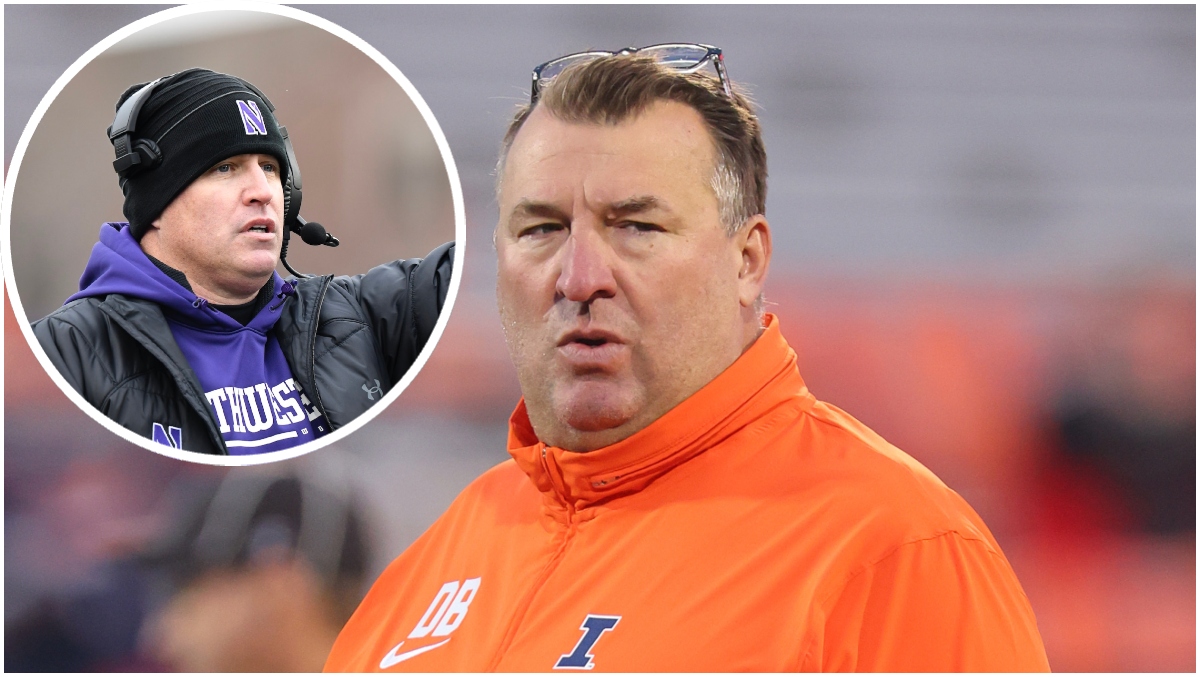 Bret Bielema Shares Incredible Pat Fitzgerald Story When Asked About ...