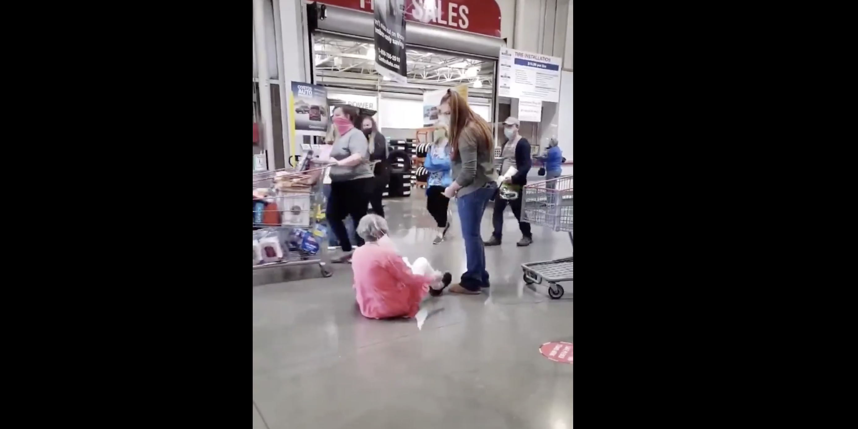 VIDEO Woman Throws Tantrum, Sits on Floor at Costco After Asked to