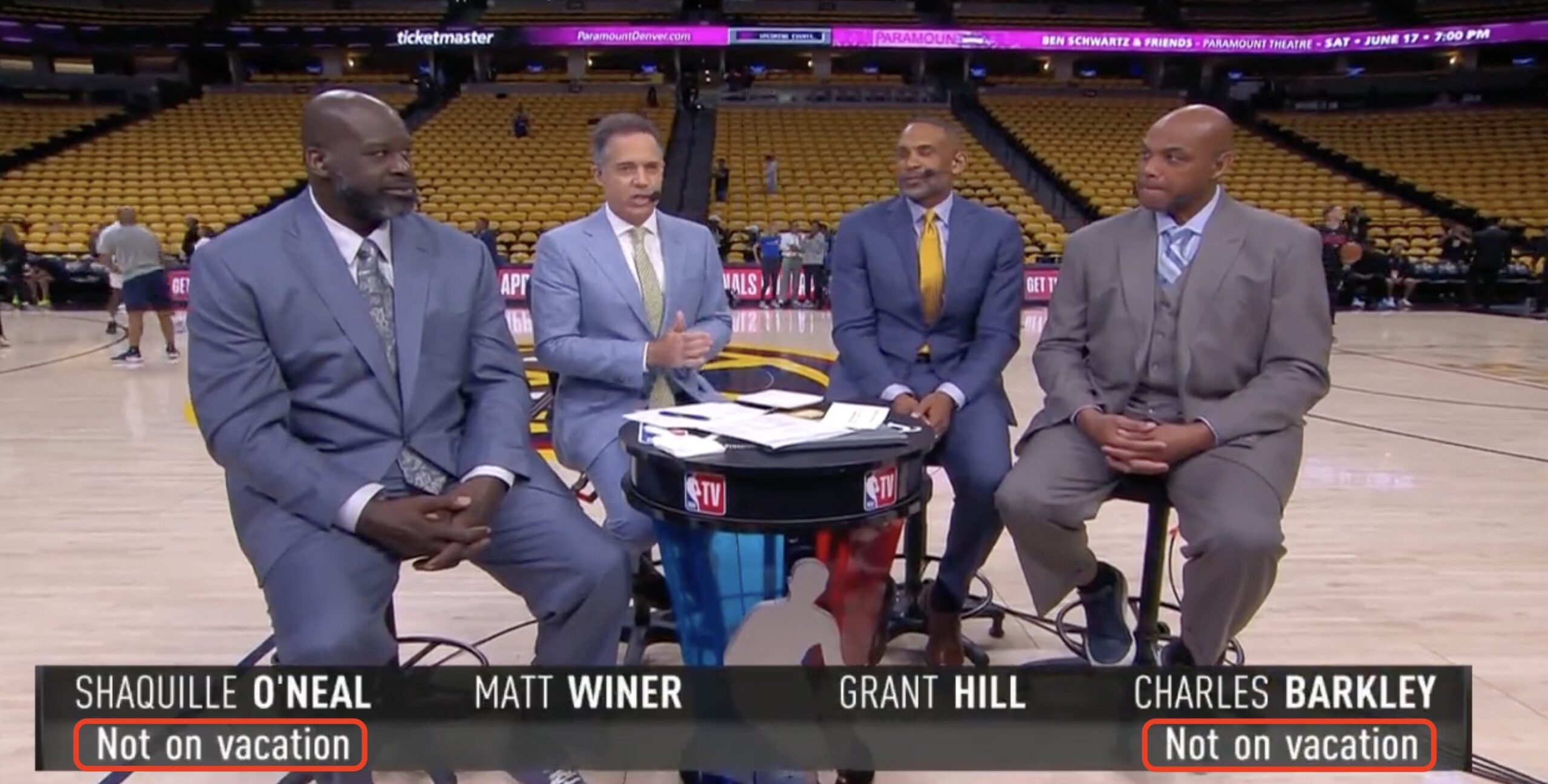 Charles Barkley Shaq Hold Off On Summer Vacation For Nba Finals Outkick Charles Barkley Shaq Hold Off On Summer Vacation For Nba Finals Outkick