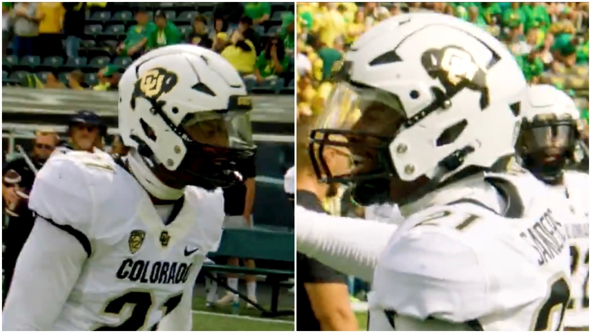 Shilo Sanders Filmed Trash Talking Oregon Players Prior To Loss