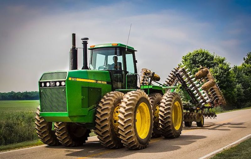 Stolen John Deere Tractor Chase Leads To All Hell Breaking Loose