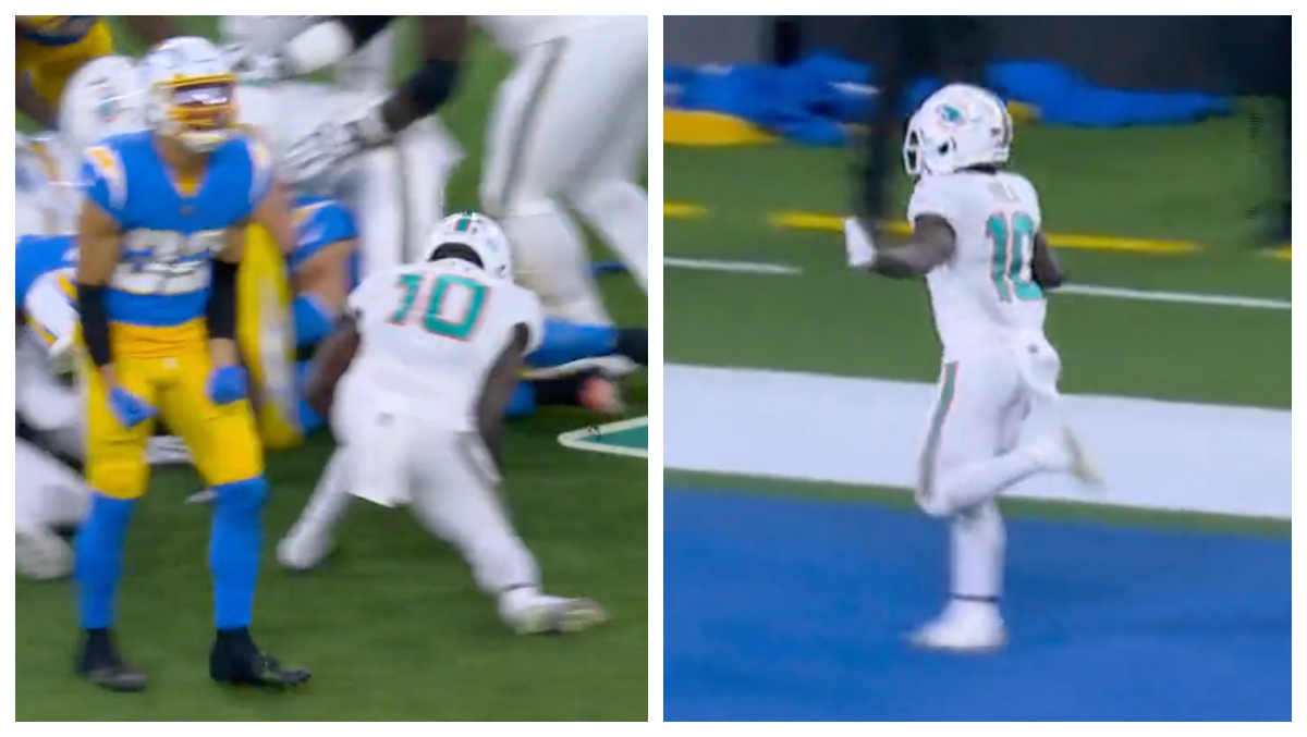 Dolphins Tyreek Hill Scores Ridiculous Touchdown, Even For Tyreek Hill ...