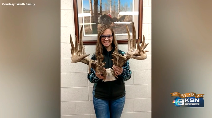 Kansas Teen Harvests World Record Whitetail Deer   World Record Whitetail Buck 