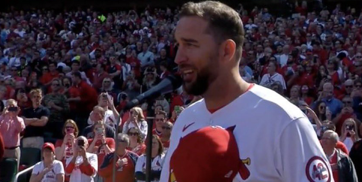 Adam Wainwright Surprises Cardinals With Opening Day National Anthem