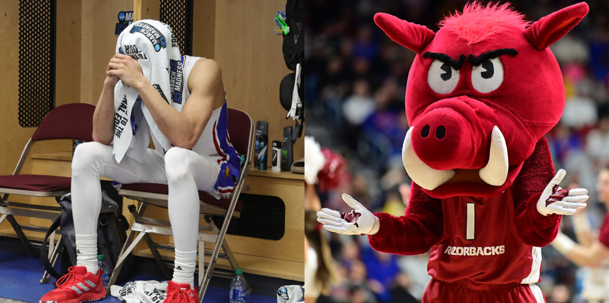 Troll Kansas Arkansas Hoops Troll Jayhawks As Kansas Is Forced To Change Name | OutKick
