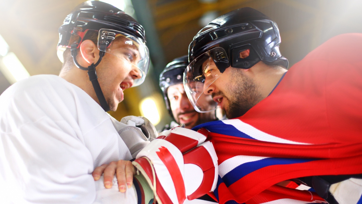 Beer League Hockey Player Tries To Flee After Cheap TwoHand Chop Fails