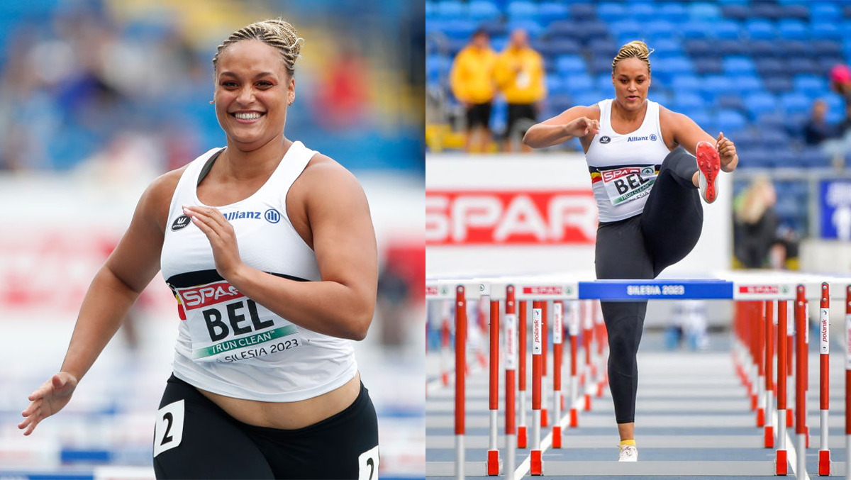 Belgian Shot Putter Runs Hilariously Slow 100-Meter Hurdles As Su