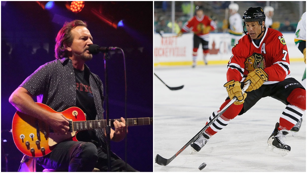 Pearl Jam Let Chris Chelios Know The Blackhawks Are Retiring His