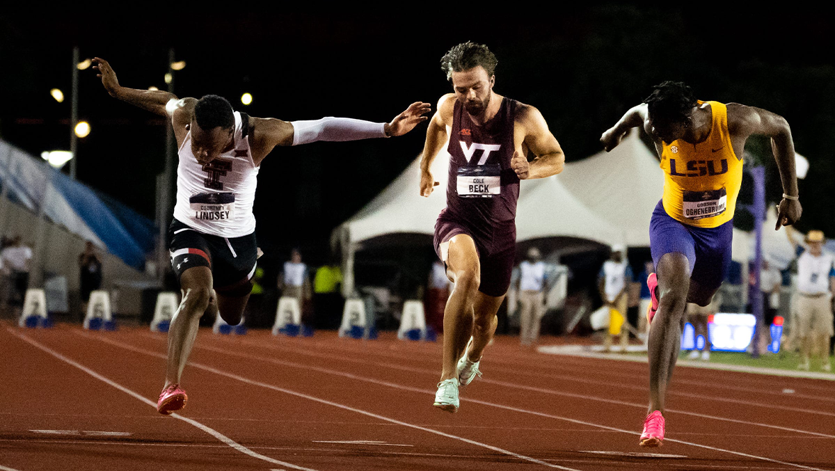 Fastest White Guy Of AllTime Gets Smoked In NCAA 100m Championsh