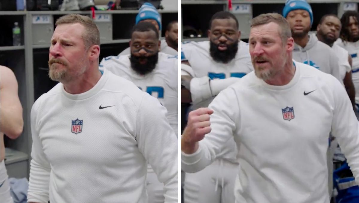 Dan Campbell Gives Another Passionate Locker Room Speech After Third ...