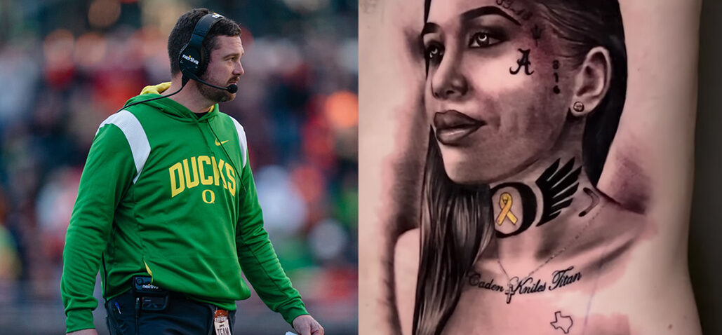 Oregon HC Dan Lanning Gets Massive, Elaborate Tattoo Of His Entire Life