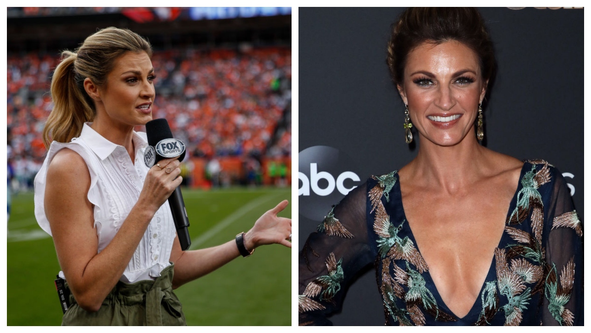 Erin Andrews Reveals 'Massive Fear' Of Dropping F-Bomb During Live Hits, Talks Powder Room