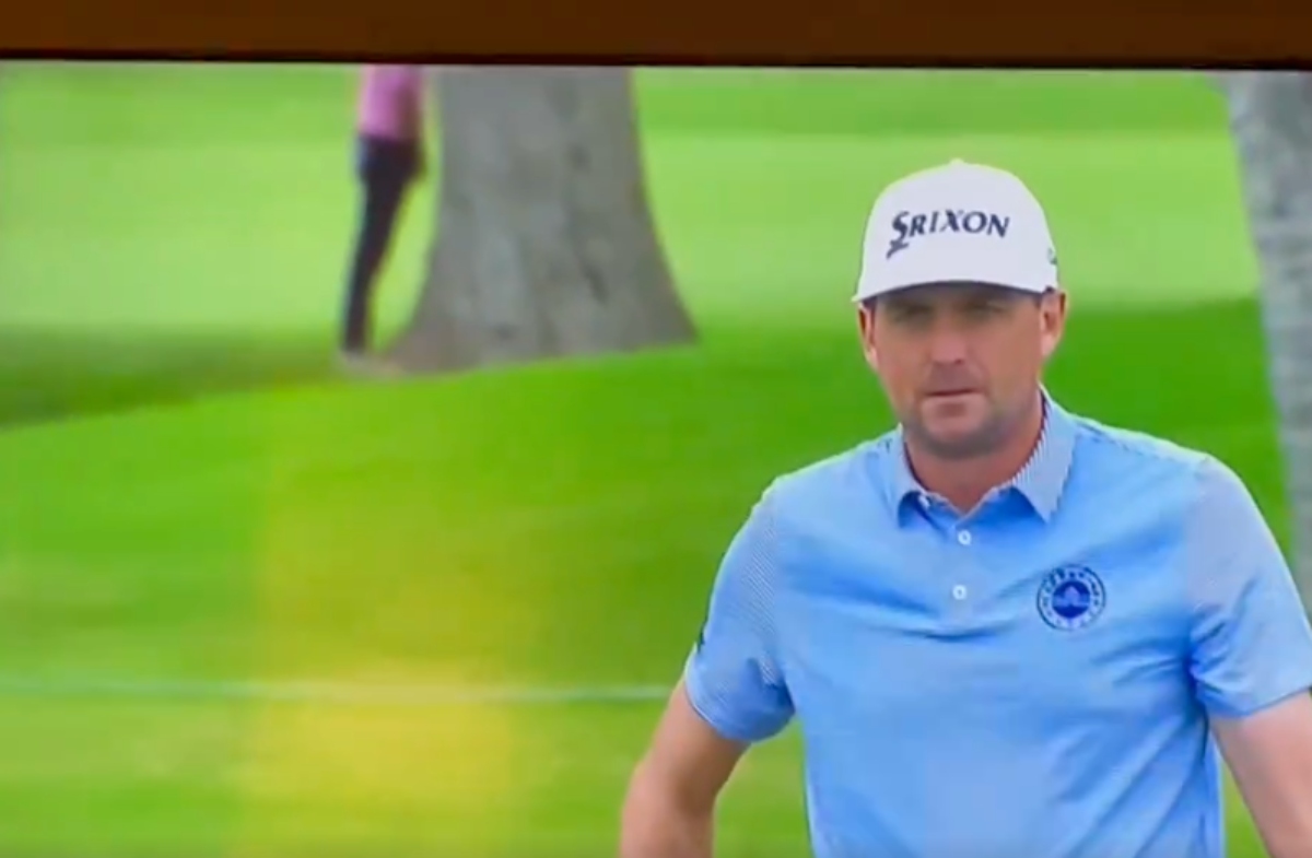 Golf Channel Catches PGA Tour Player Peeing Behind A Tree OutKick