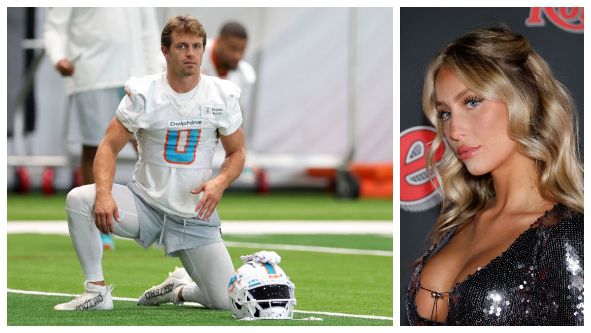 Alix Earle Dolphins Wr Braxton Berrios Tiktok Girlfriend Goes Viral For Wasting Food Outkick 2594