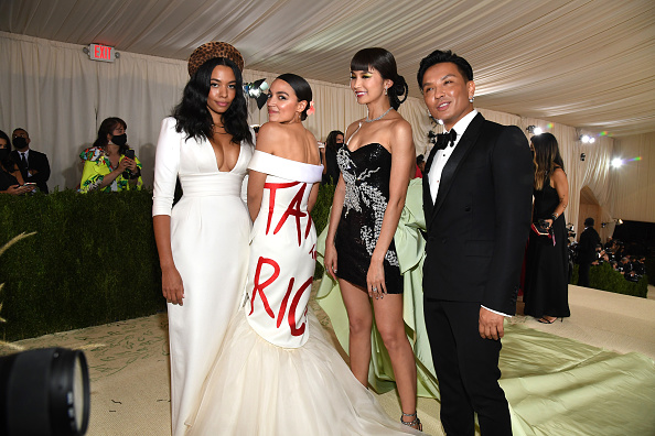 tax the rich dress designer AOC House Ethics Investigation Over Met Gala Dress Continues Over Payment