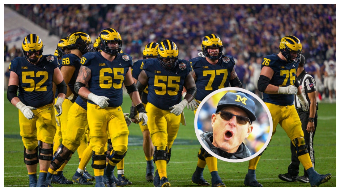 Michigan Pays Tribute To Jim Harbaugh With Cringe Salute 