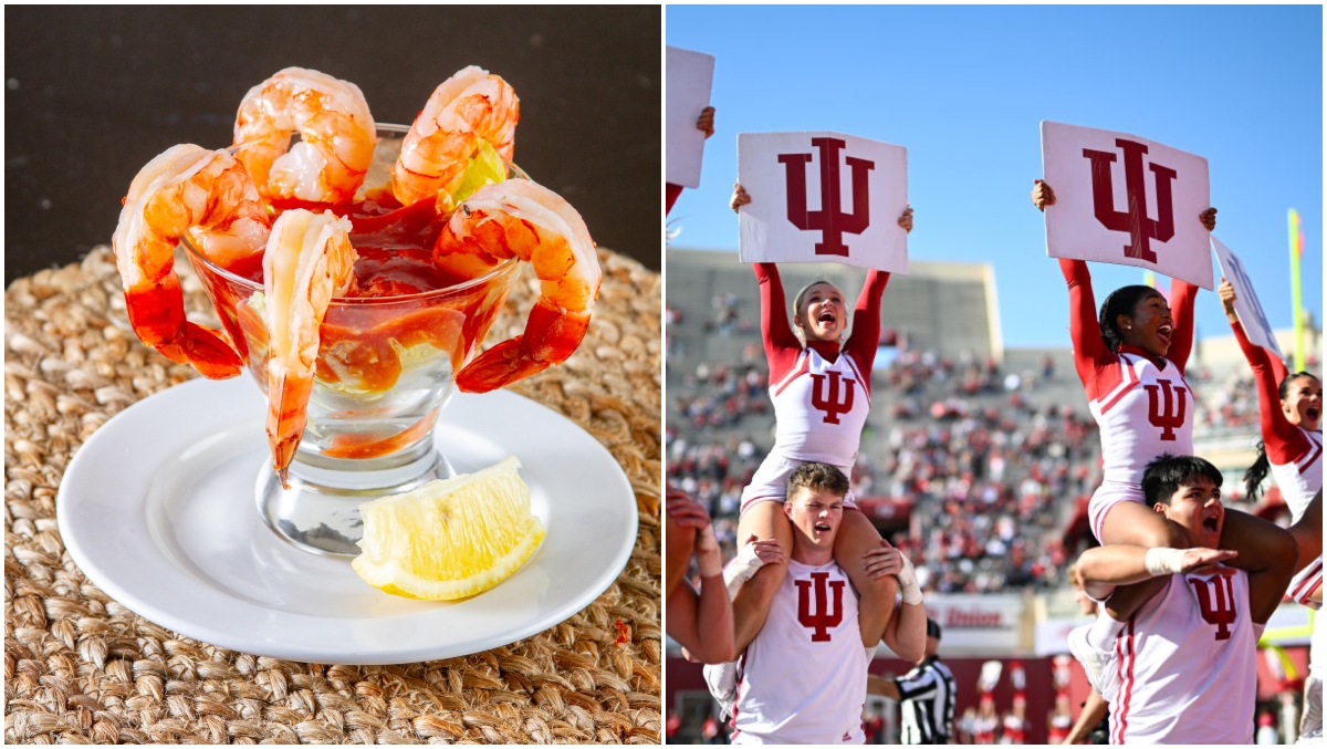 Indiana Cheerleader Aces Cocktail Sauce Earing Contest OutKick